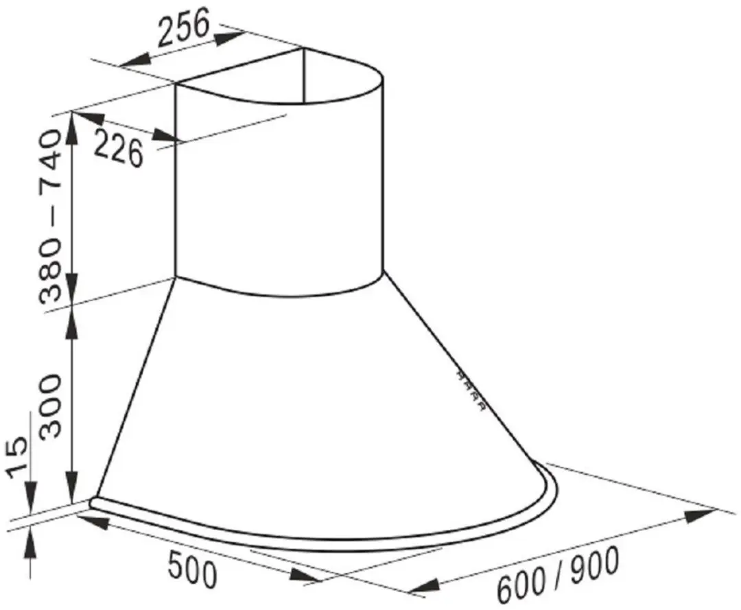 Kaiser HGE 93555 Em Turbo Gasfornuis 90cm - 5 Zones - Roestvrij staal/Zwart