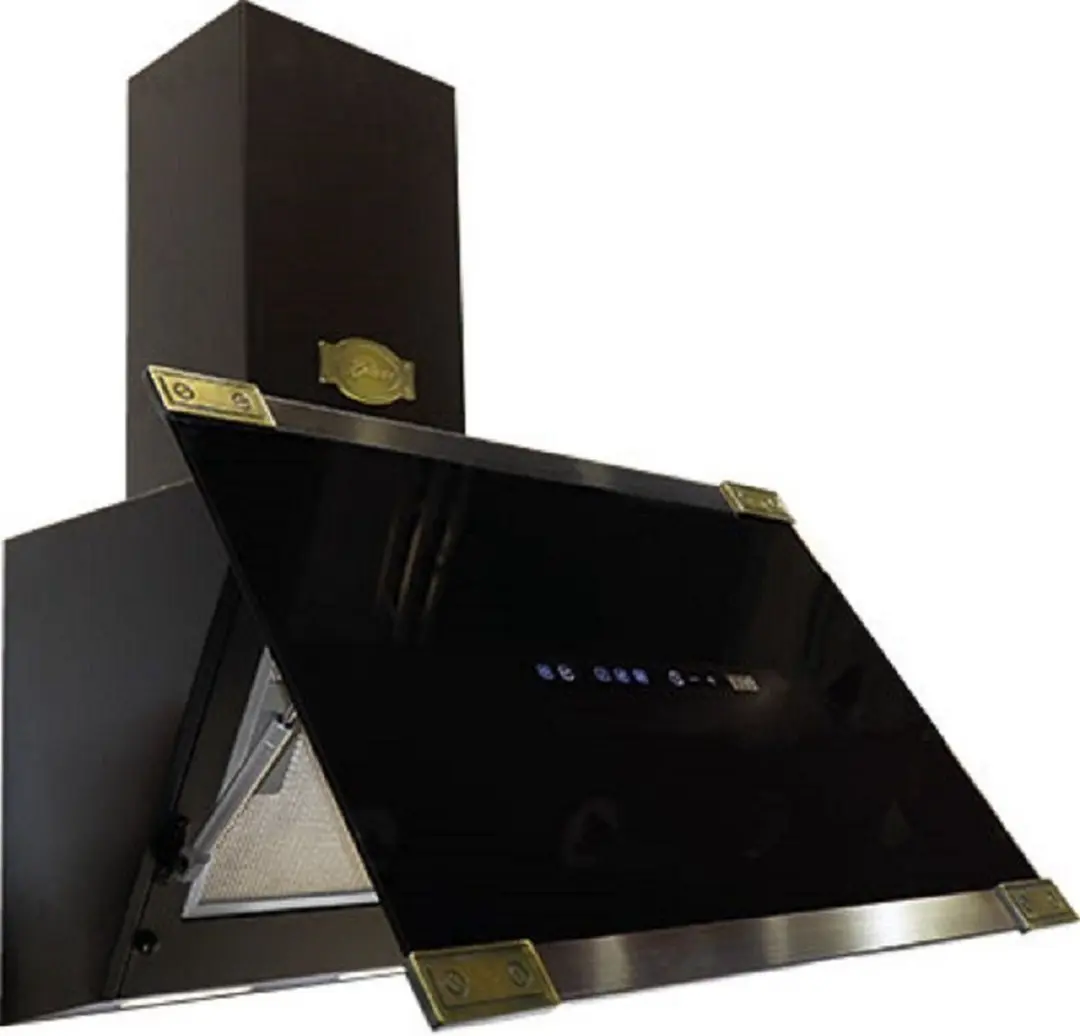 Kaiser Waskap AT 9445 AD ECO Afzuigkap 90cm - 1250m³/u - Zwart Glas