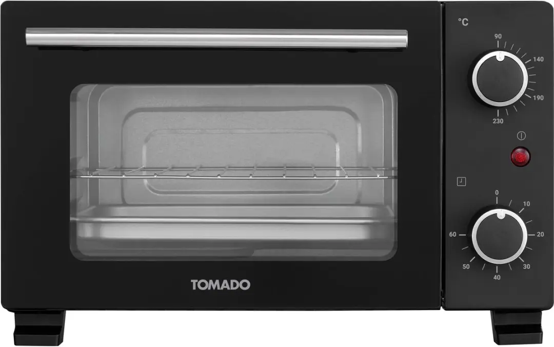 Tomado TEO1001B Vrijstaande Oven 800W - 10L - Zwart