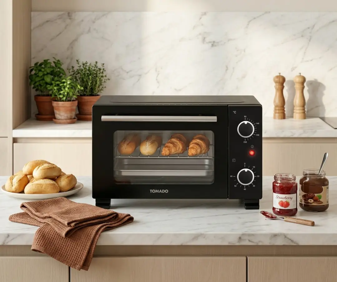 Tomado TEO1001B Vrijstaande Oven 800W - 10L - Zwart