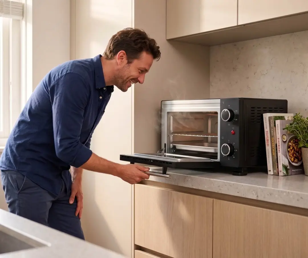 Tomado TEO1001B Vrijstaande Oven 800W - 10L - Zwart