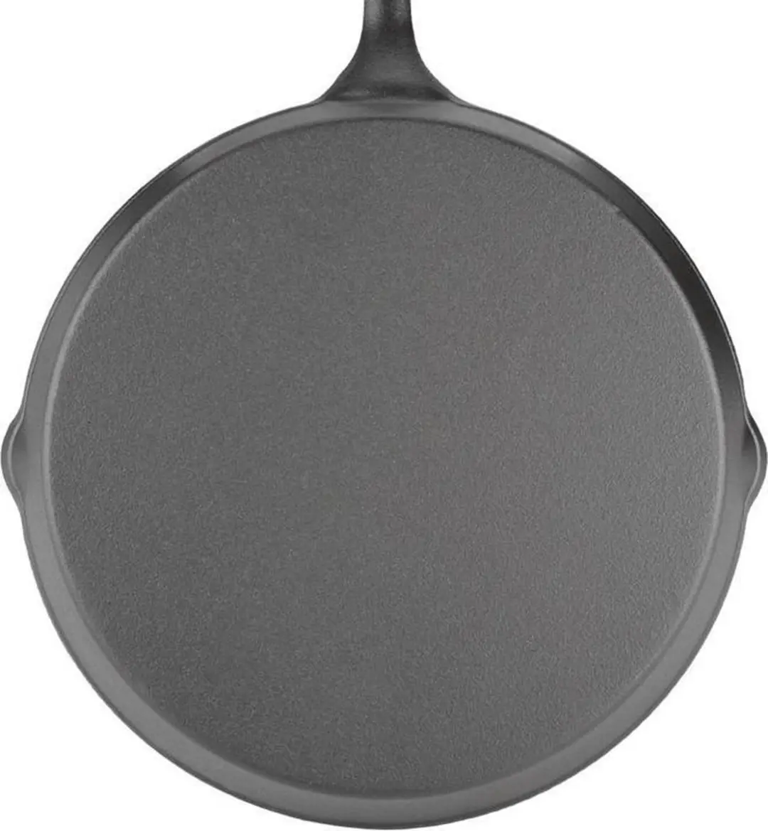 Vogue M655 Ronde Gietijzeren Pan 25,5cm - Zwart