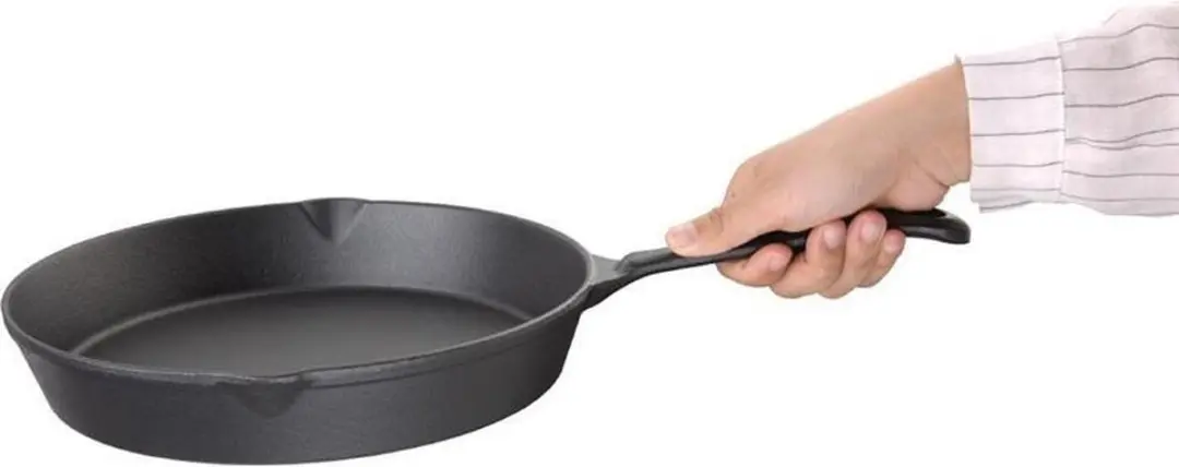 Vogue M655 Ronde Gietijzeren Pan 25,5cm - Zwart