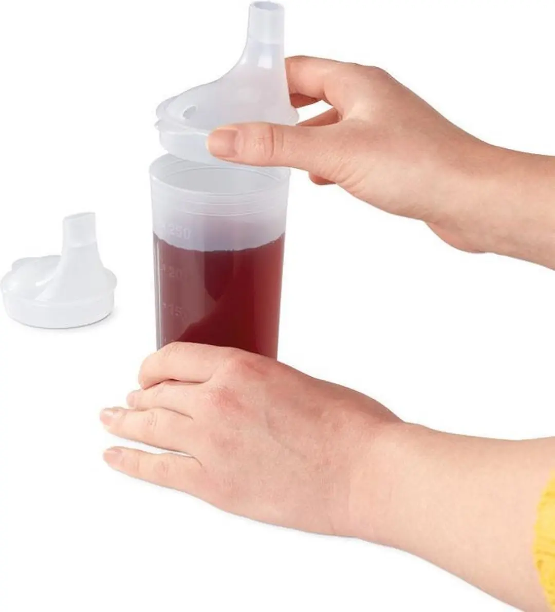 Vitility Beker Tuitdeksel 250ml - Wit