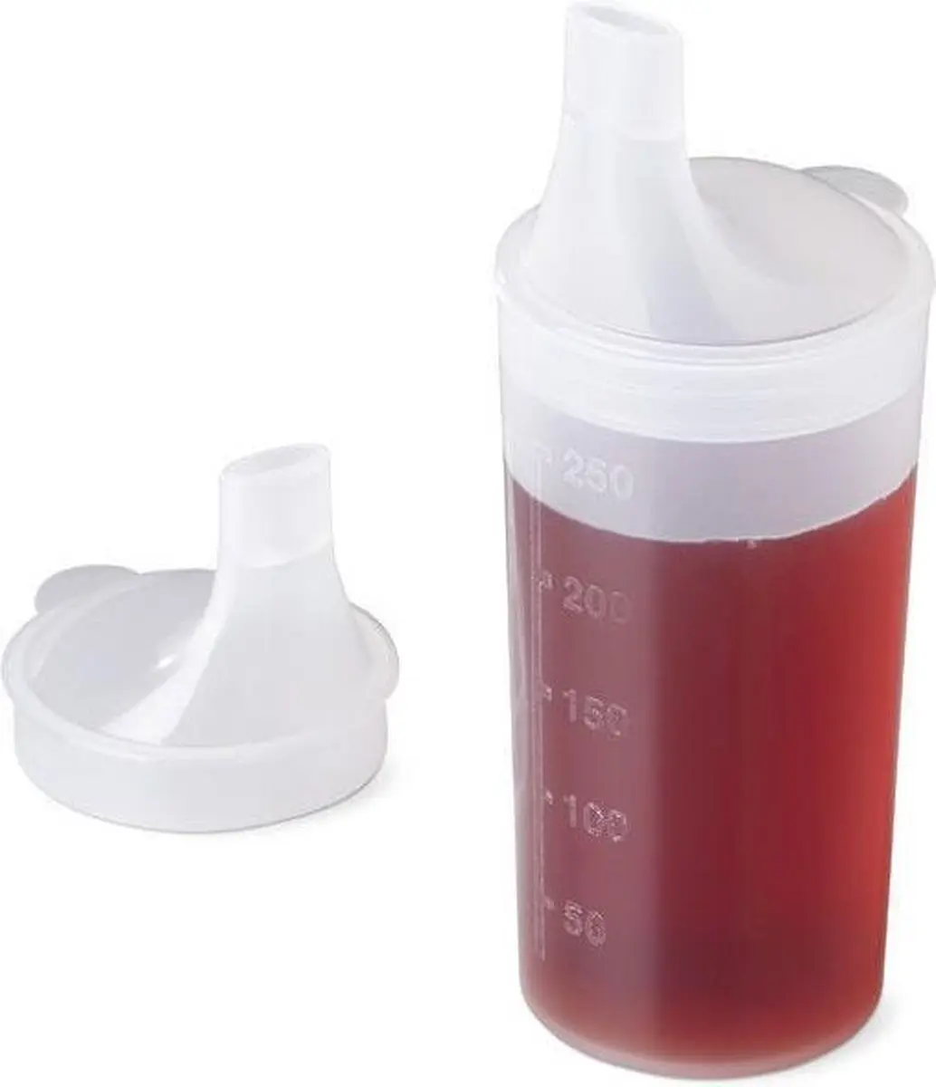 Vitility Beker Tuitdeksel 250ml - Wit