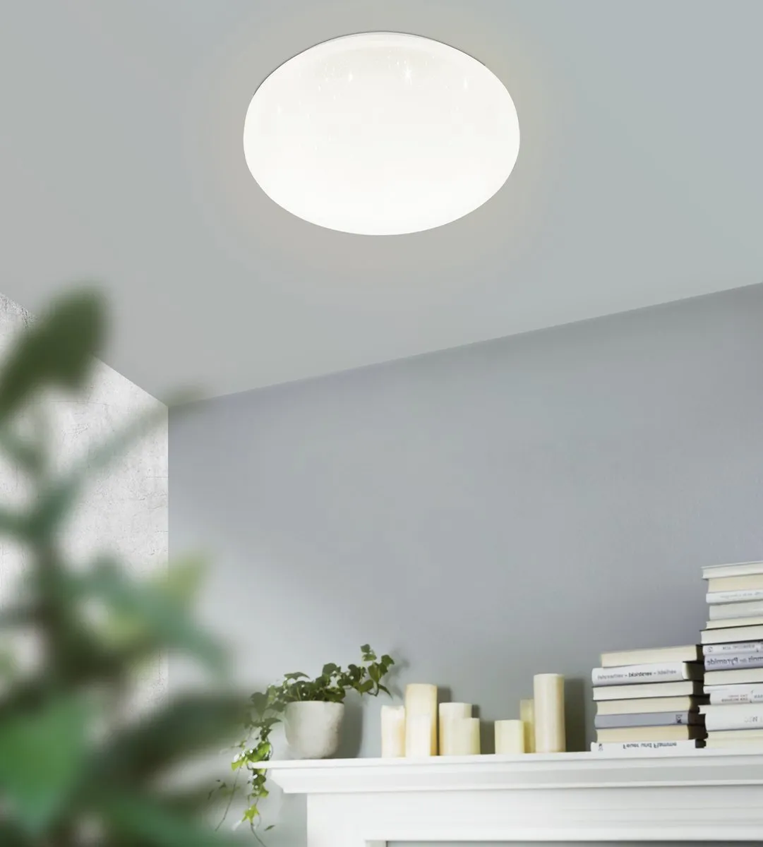 Eglo Frania-S Plafondlamp LED Ø31cm - Wit