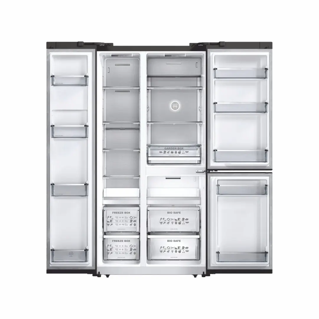 Kaiser KS 90300 AD Bio Side-by-Side Koelkast - 583L - No Frost - Bordeaux