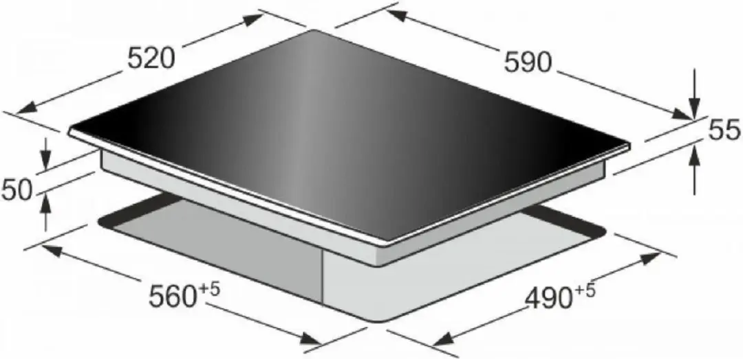 Kaiser KCT 6705 FI Era Inductiekookplaat 60cm - Grotschilderijmotief