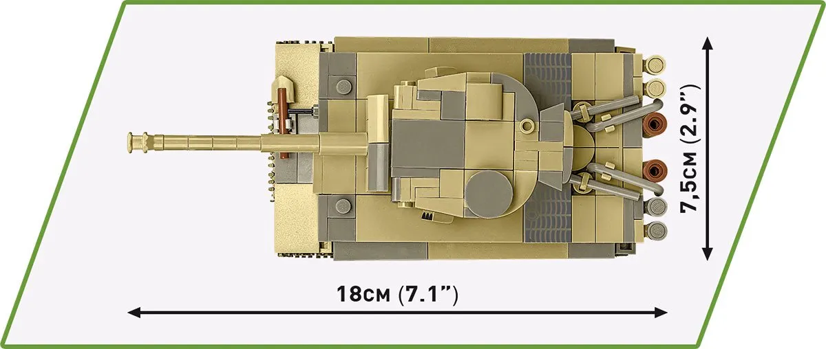 Cobi Panzer VI Tiger I 2734 - 442 Stukken