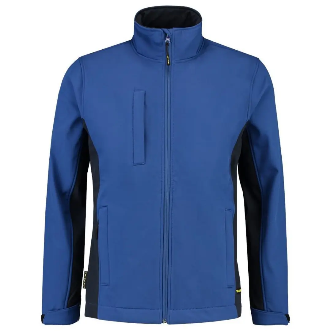 Tricorp Soft Shell Jack Bi-Color 402002 - 4XL - Royalblauw/Navy - afbeelding 6 van 6