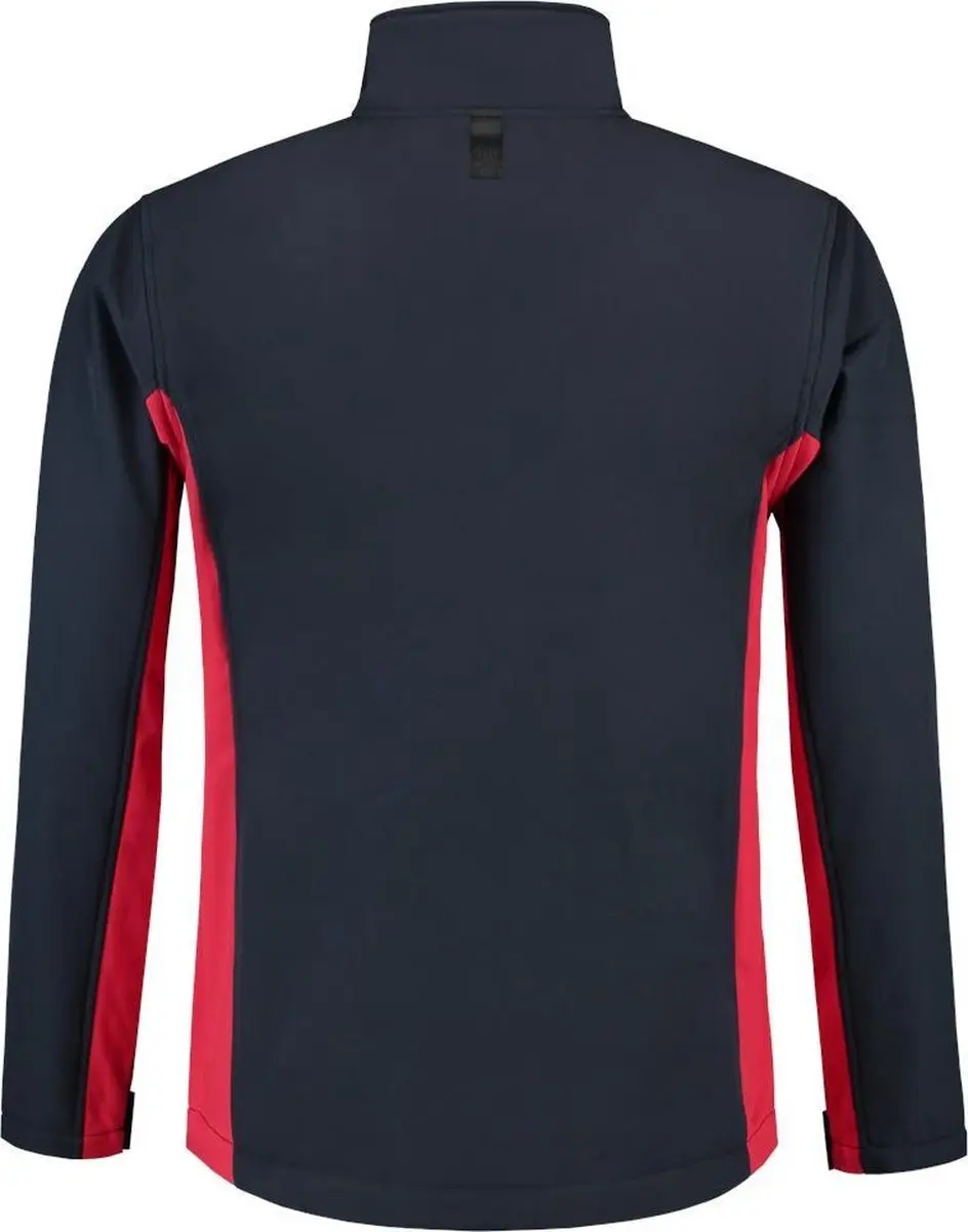 Tricorp Soft Shell Jack Bi-Color 402002 - Navy/Rood - M