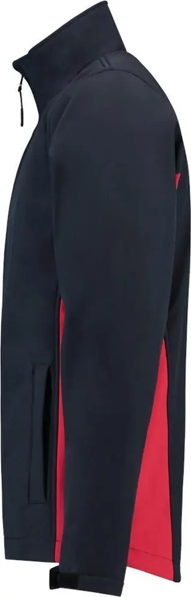 Tricorp Soft Shell Jack Bi-Color 402002 - Navy/Rood - M