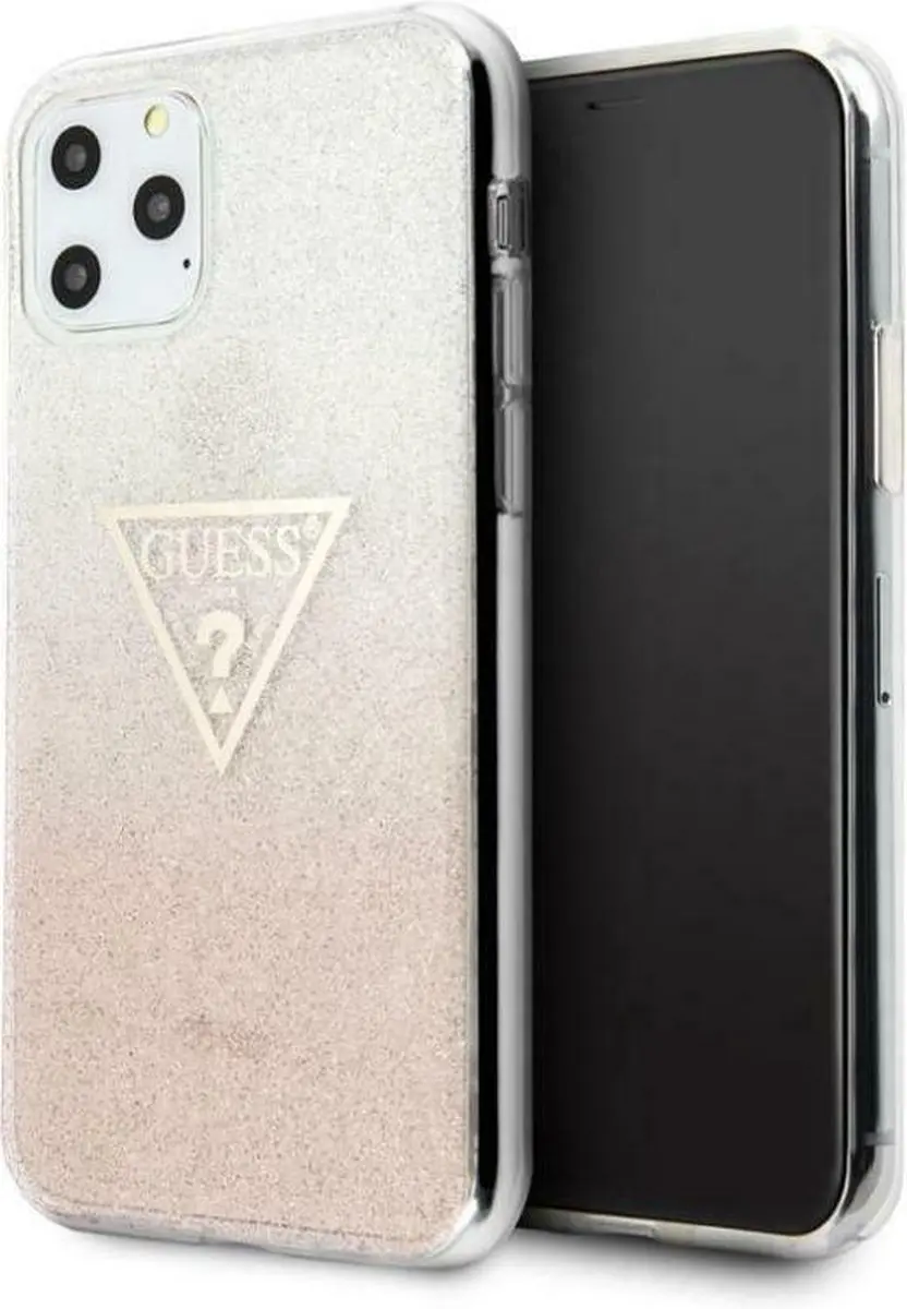 GUESS Glitter Backcase Hoesje iPhone 11 Pro