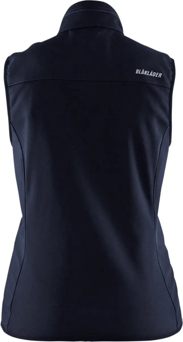 Blåkläder 3851 Dames Softshell Bodywarmer - XXL - Donkerblauw/Zwart