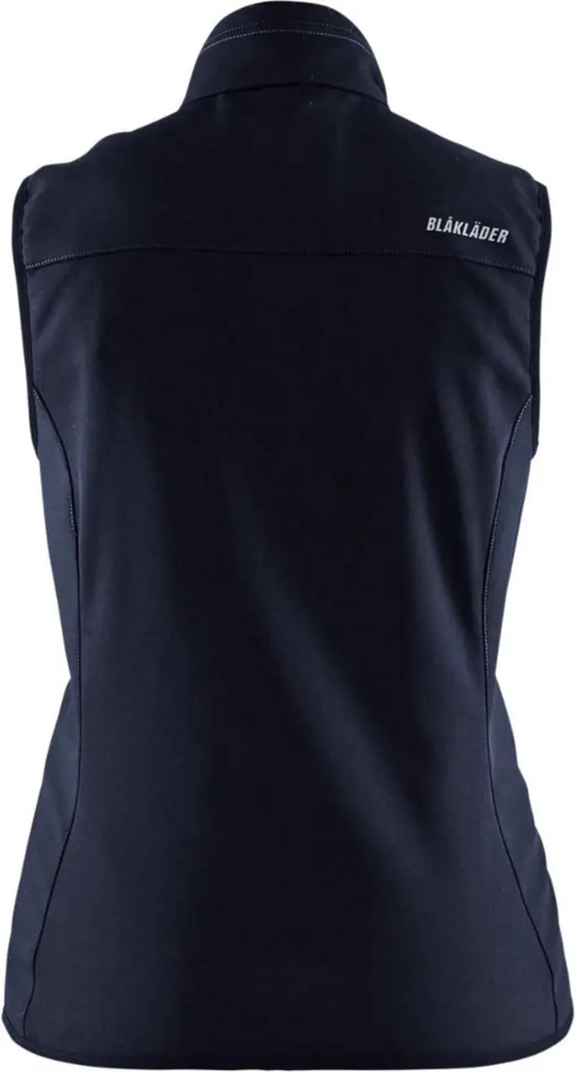 Blåkläder 3851 Dames Softshell Bodywarmer - XXL - Donkerblauw/Zwart