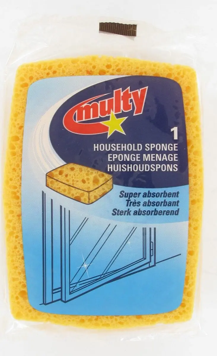 Multy Huishoudspons - Geel