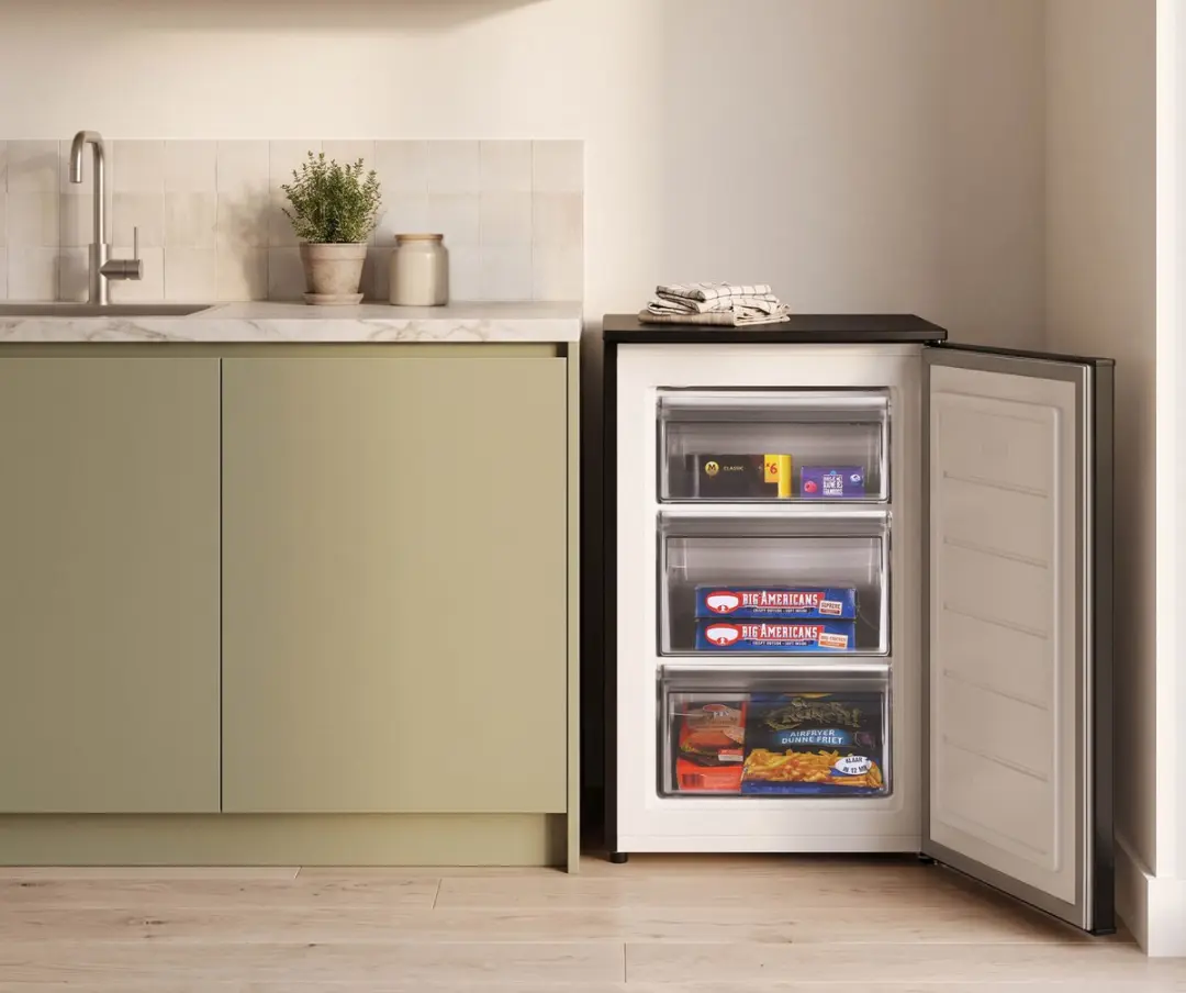 Tomado TFT5501B Tafelmodel Vriezer 88L - 3 Lades - Zwart
