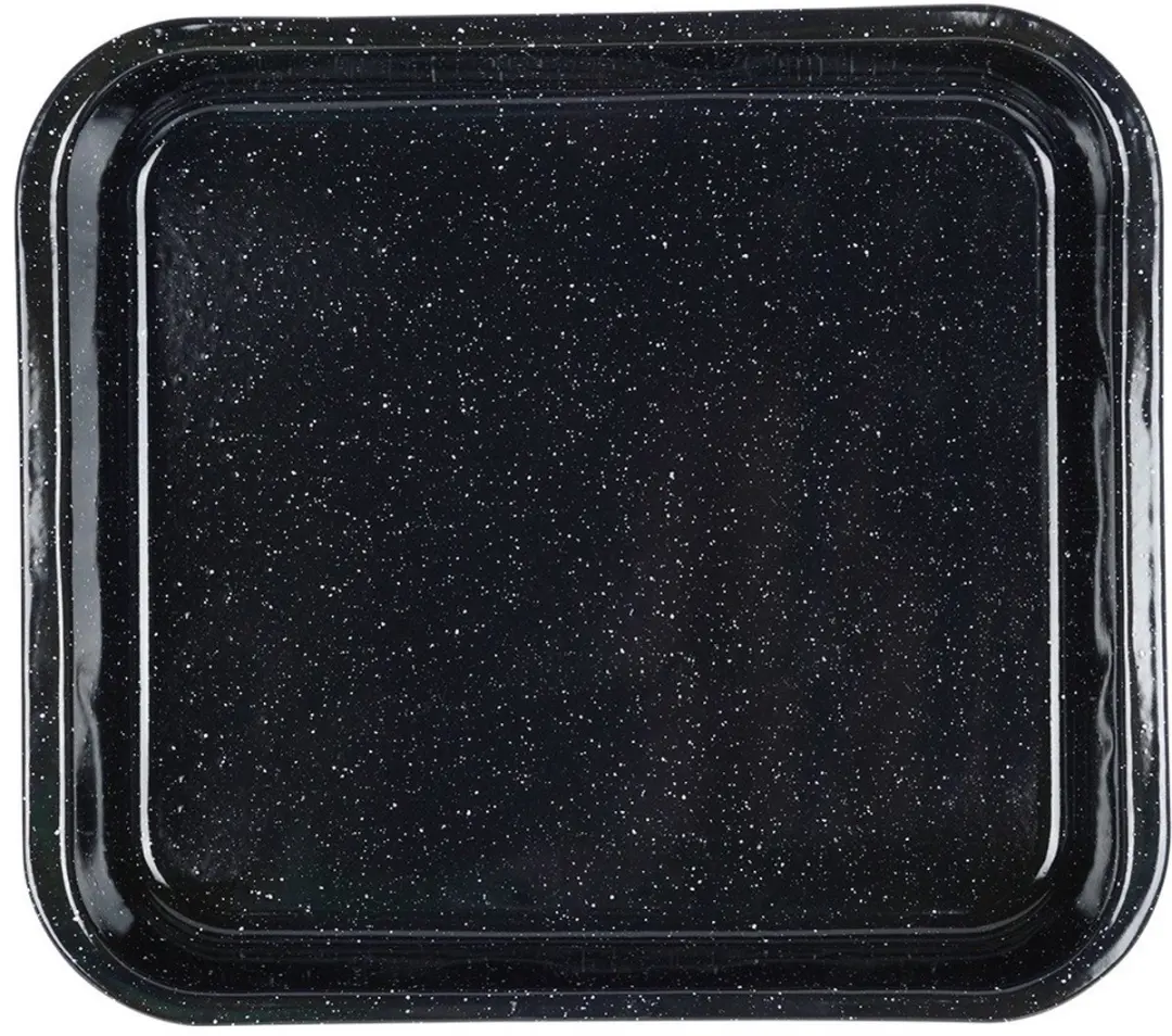 Orion Emaliowana Braadpan 8L - Zwart