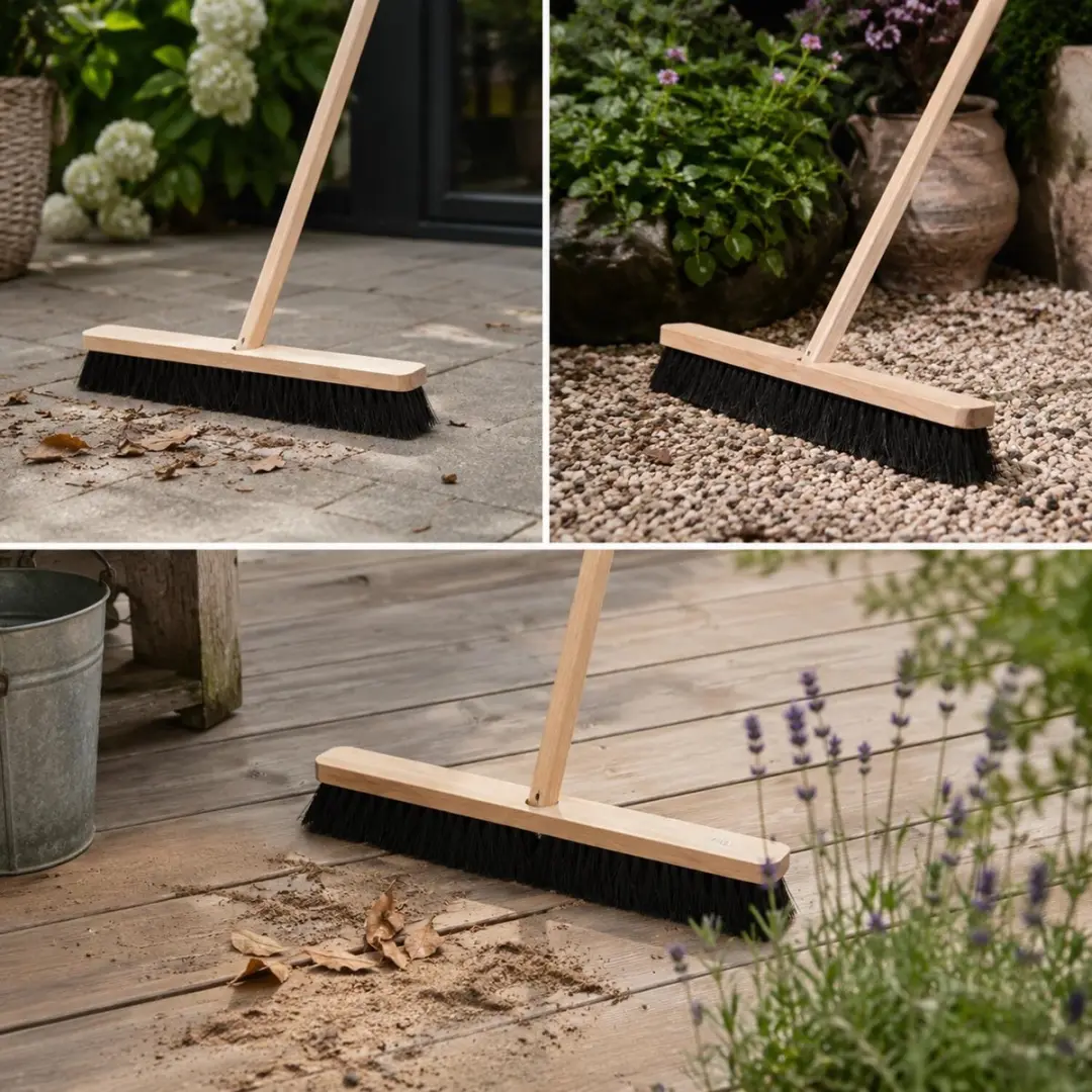 Talen Tools Straatbezem Natuurvezel 60cm