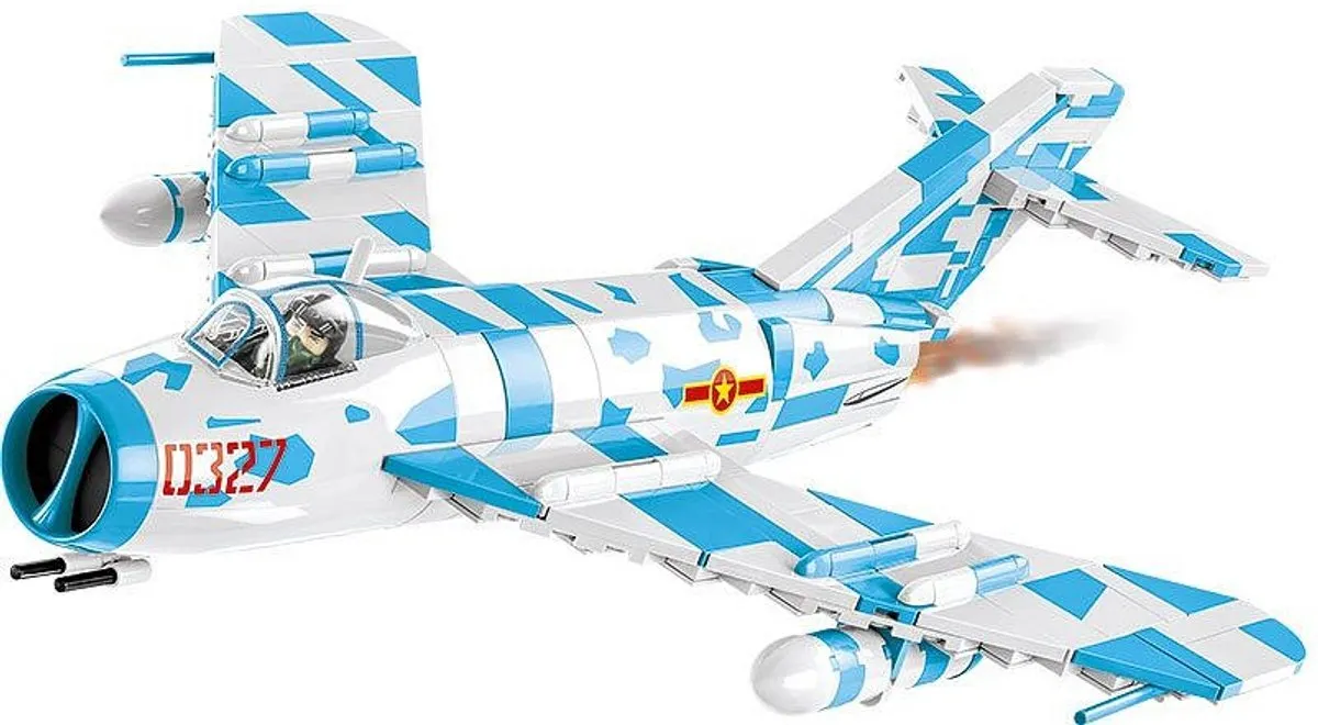 Cobi 2424 MiG-17 Bouwdoos - 577 Onderdelen - Blauw