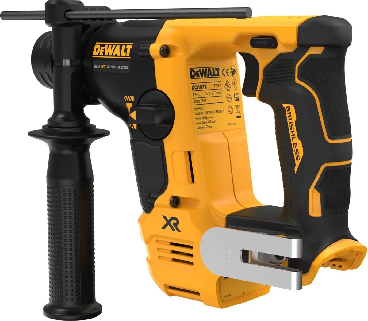 DeWalt DCH072N SDS+ Boorhamer 12V XR - 1,1J - 14mm Beton