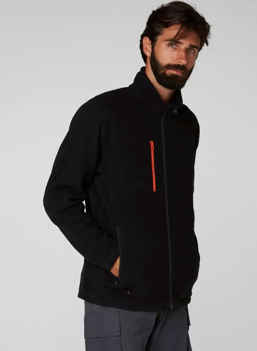 Helly Hansen Oxford Fleece Jacket 72026 - Zwart - 3XL