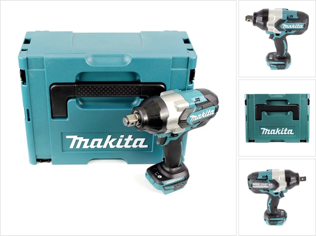 Makita DTW1001ZJ Accu Slagmoersleutel 18V - 1050Nm - 3/4" - Koolborstelloos