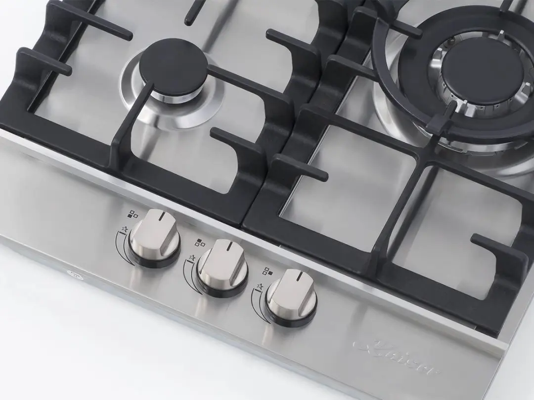 Kaiser KG 4354 Turbo Gaskookplaat 45cm - 3 Branders - Roestvrijstaal