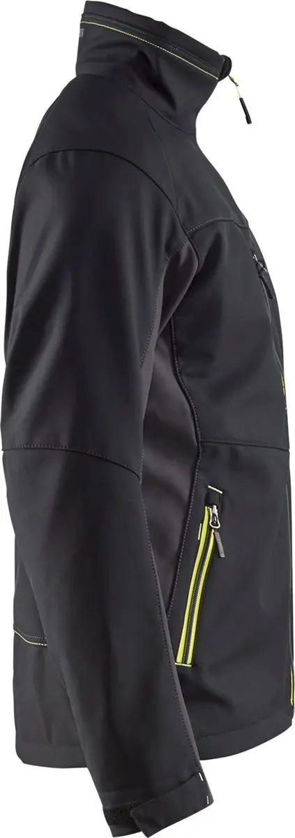 Blåkläder Softshell Jack 4950-2516 - Zwart/Geel S