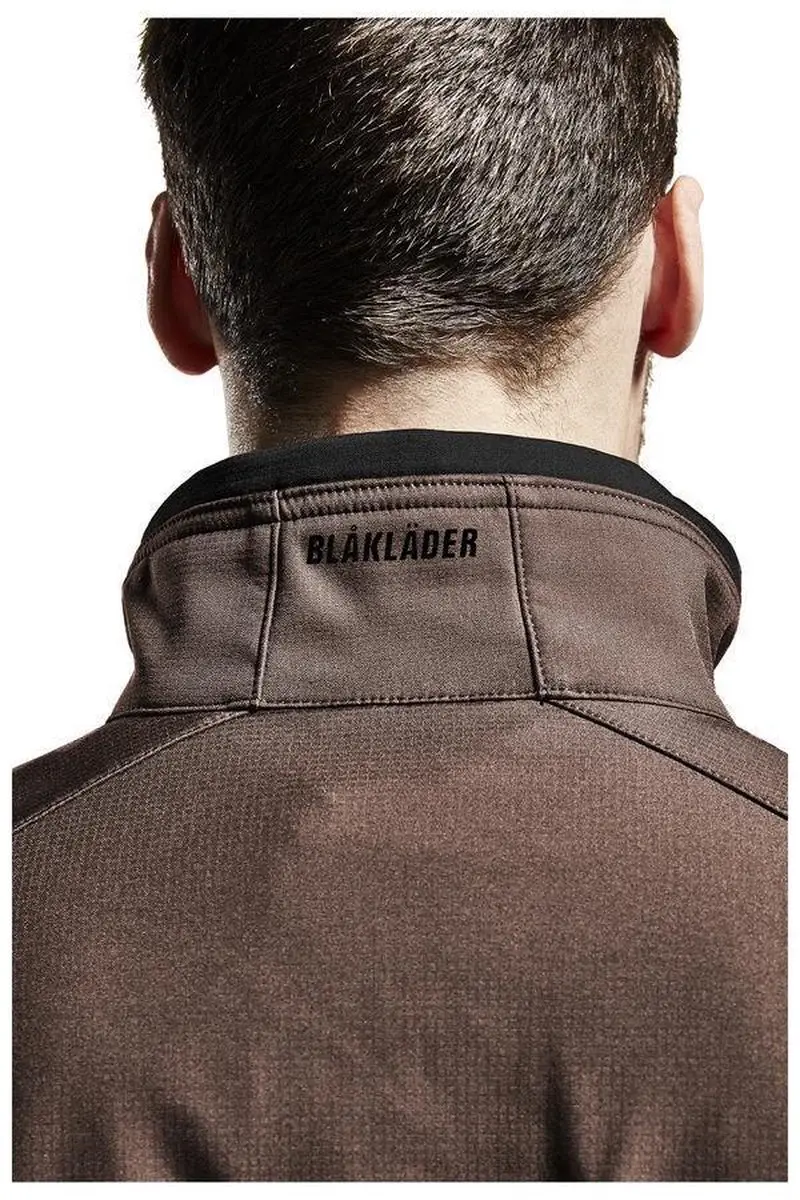 Blåkläder Softshell Jack 4950-2516 - Bruin/Zwart - XL - afbeelding 6 van 6