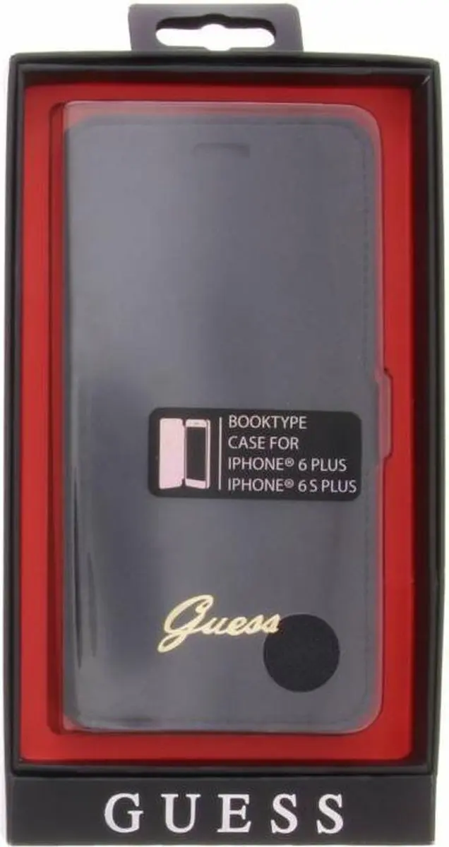 Guess Tori Collection Book Case i6P35022501 - iPhone 6/6s Plus - Zwart