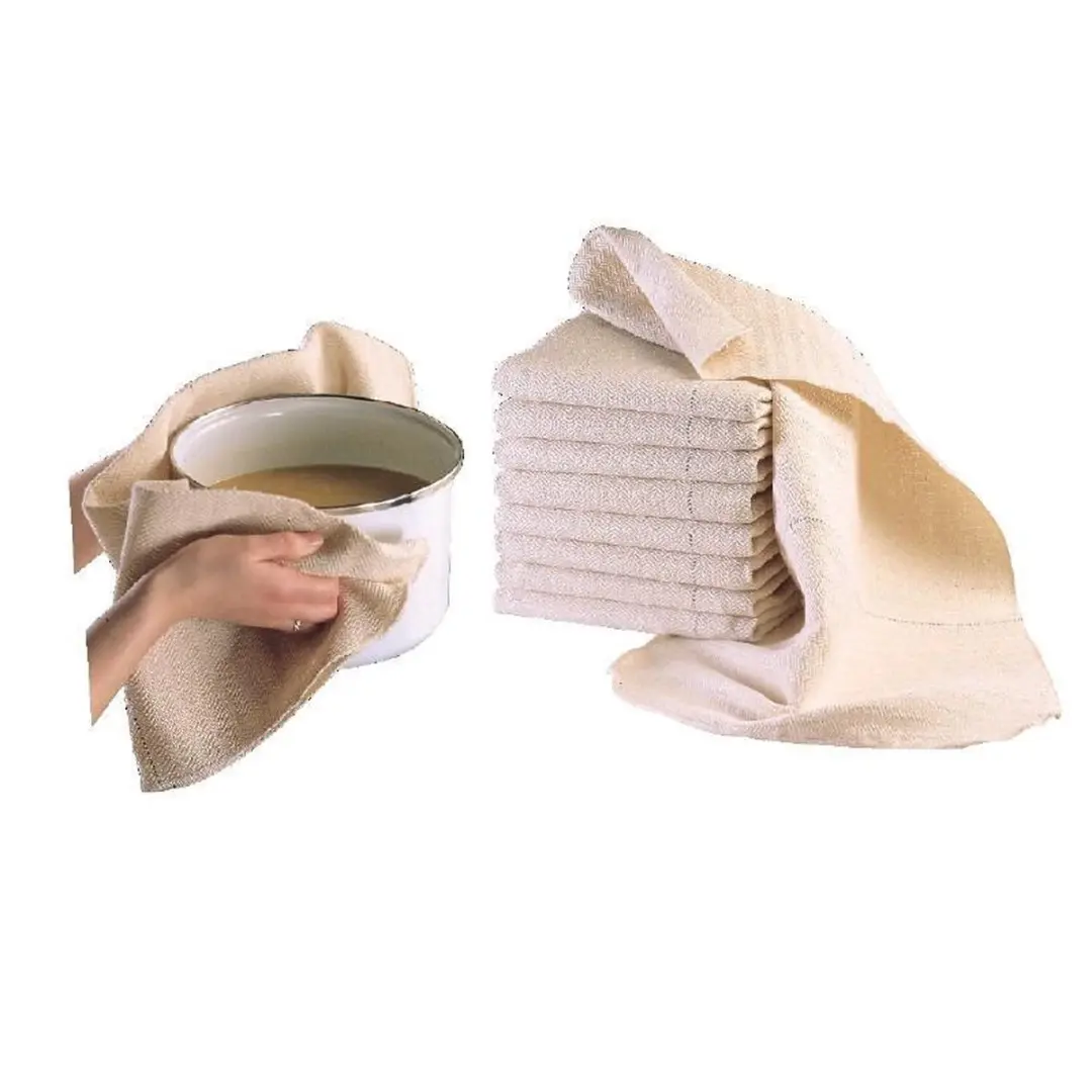 Vogue OvenDoek Beige met Blauw