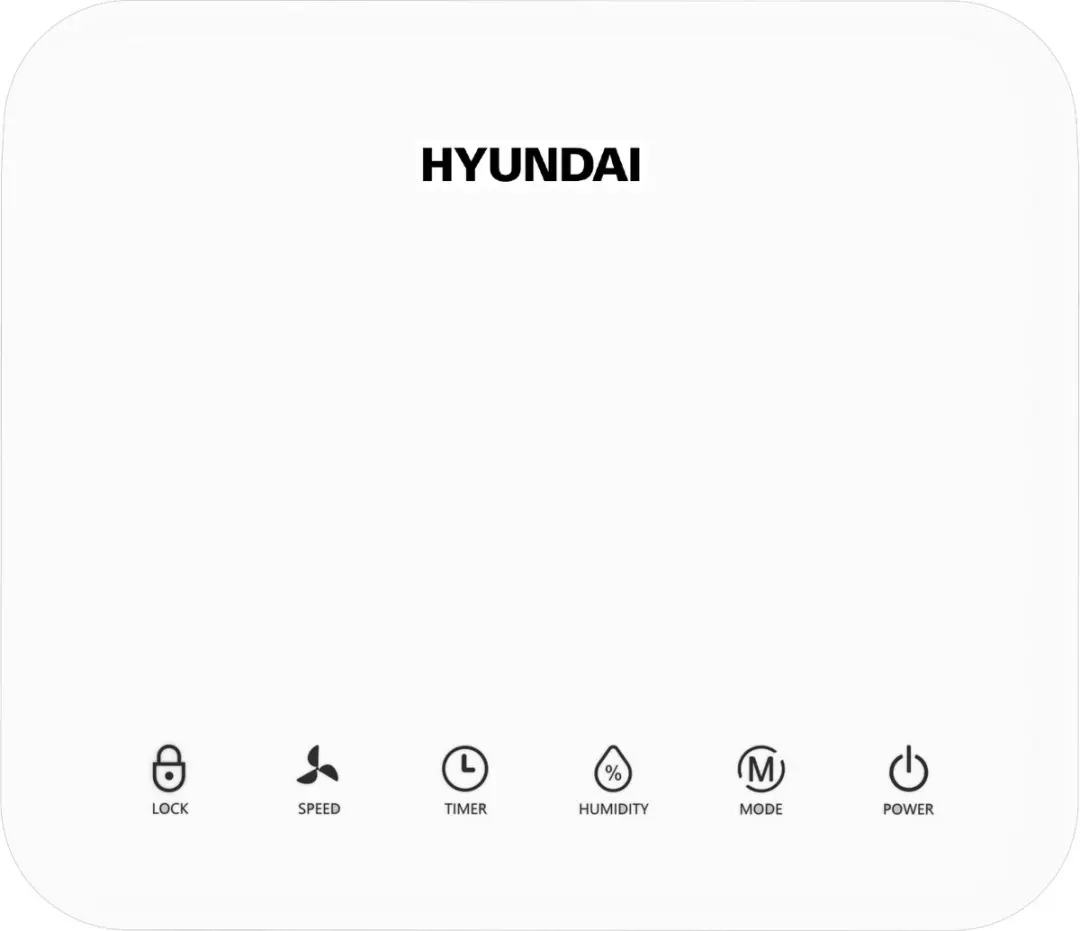 Hyundai Tundra 10L Luchtontvochtiger - 10L/Dag - 40m² - Wit