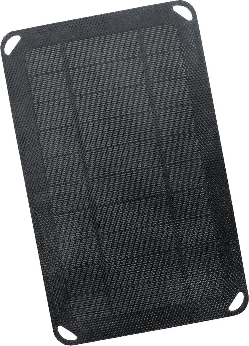 Powerplus Gibbon USB ETFE Zonnepaneel Lader 5W - Zwart