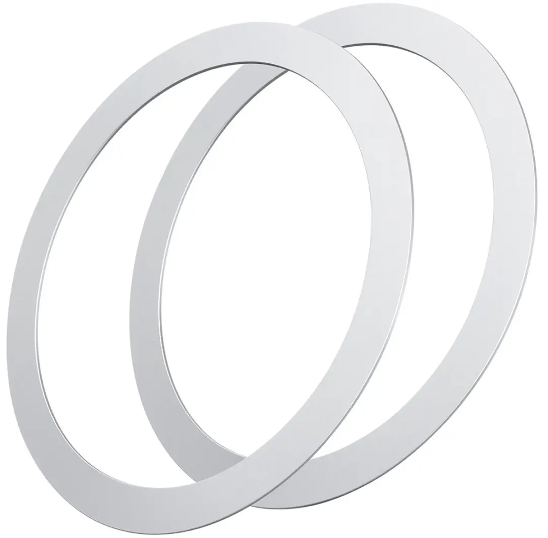 MOJOGEAR MG-P24 MagSafe Ring - 2 Stuks - Zilver