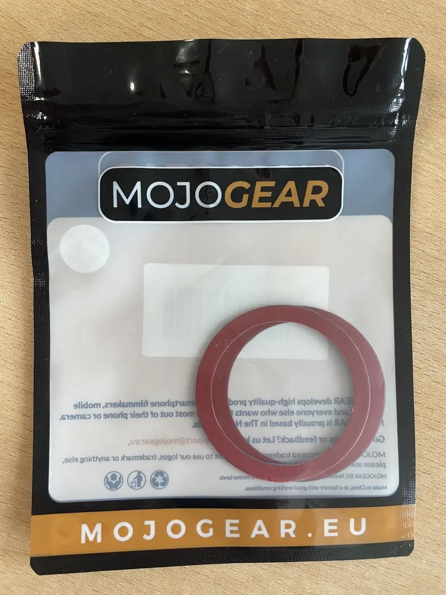 MOJOGEAR MG-P24 MagSafe Ring - 2 Stuks - Zilver
