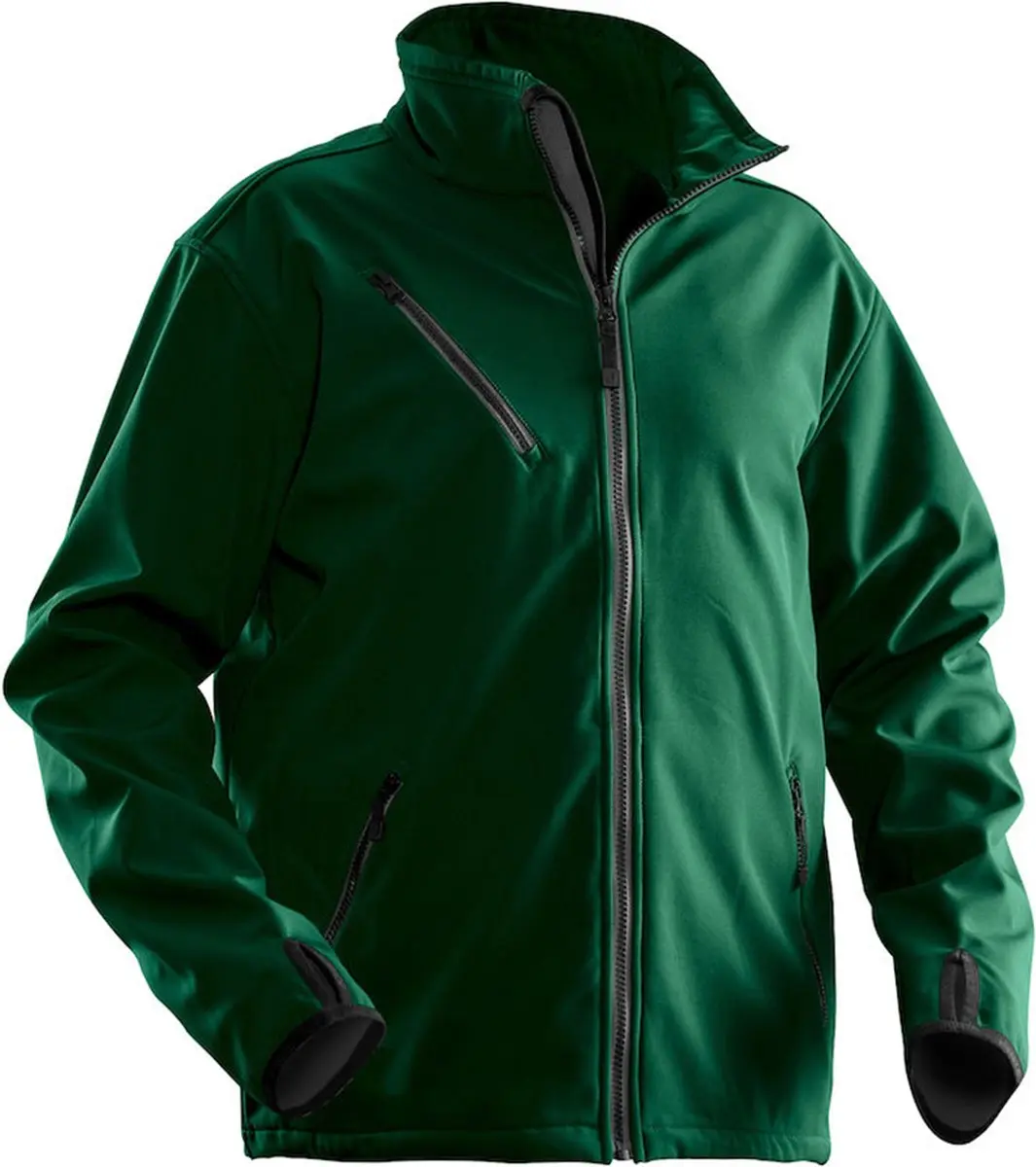 Jobman Softshell Jas Heren XXL - Bosgroen