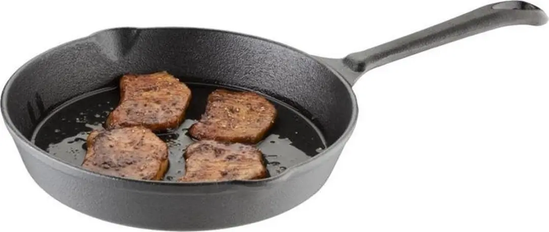 Vogue M654 Ronde Gietijzeren Pan 20,5cm - Zwart