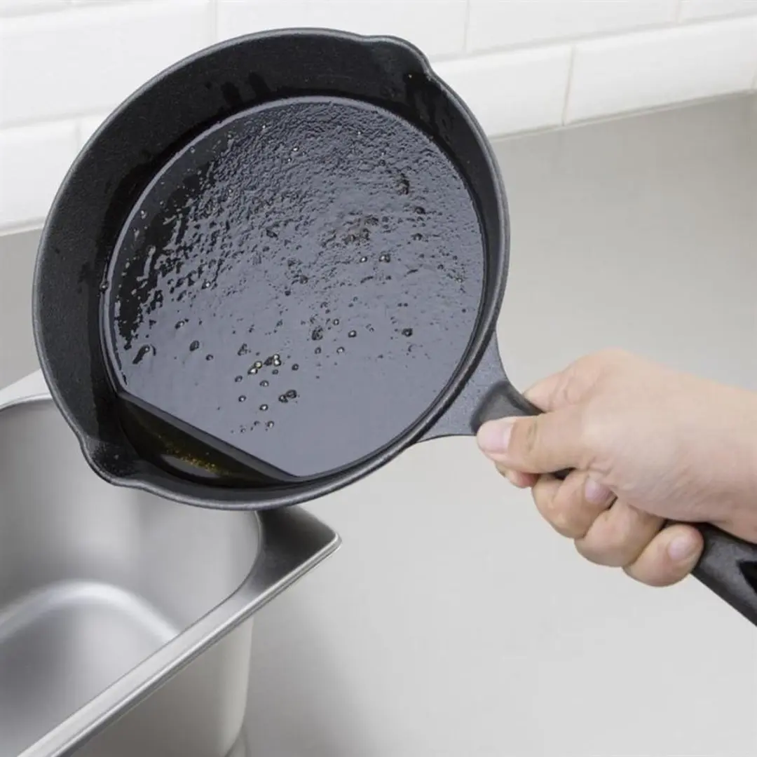 Vogue M654 Ronde Gietijzeren Pan 20,5cm - Zwart
