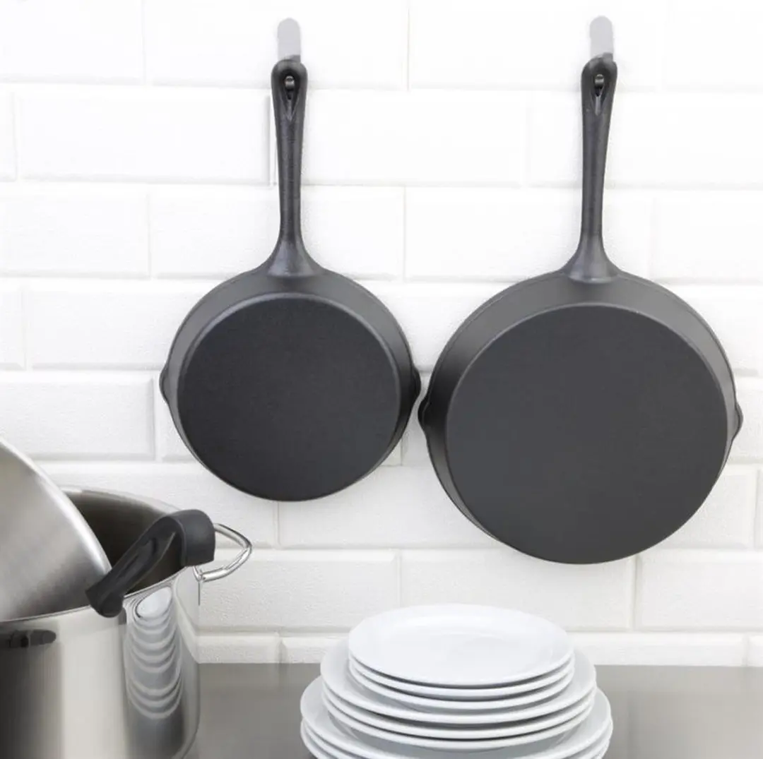 Vogue M654 Ronde Gietijzeren Pan 20,5cm - Zwart - afbeelding 6 van 6