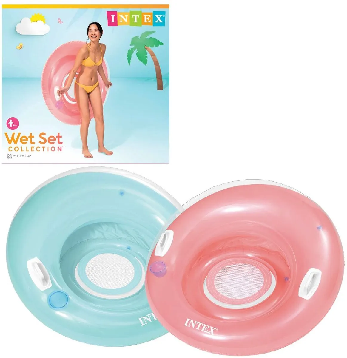 Intex Zwemband Sit ’n Lounge 119cm