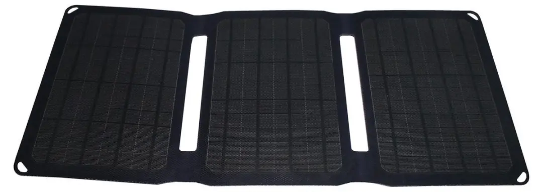 Powerplus Gorilla ETFE 20W Zonnepaneel - 14.8V/5V USB - Zwart