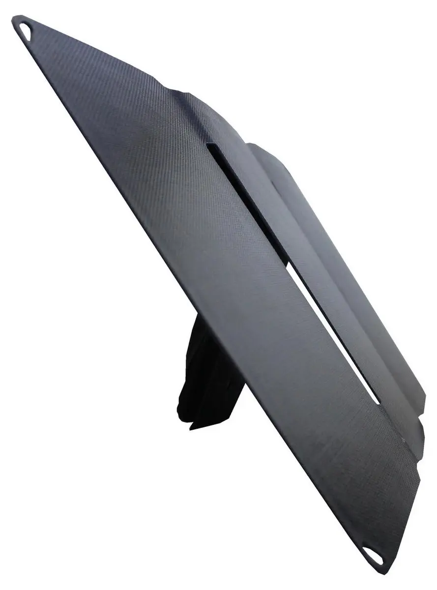 Powerplus Gorilla ETFE 20W Zonnepaneel - 14.8V/5V USB - Zwart