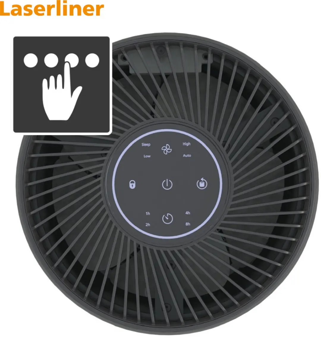 Laserliner AirBreeze 120 LS085.120A Luchtreiniger - HEPA13 - 30 m²/h - Zwart