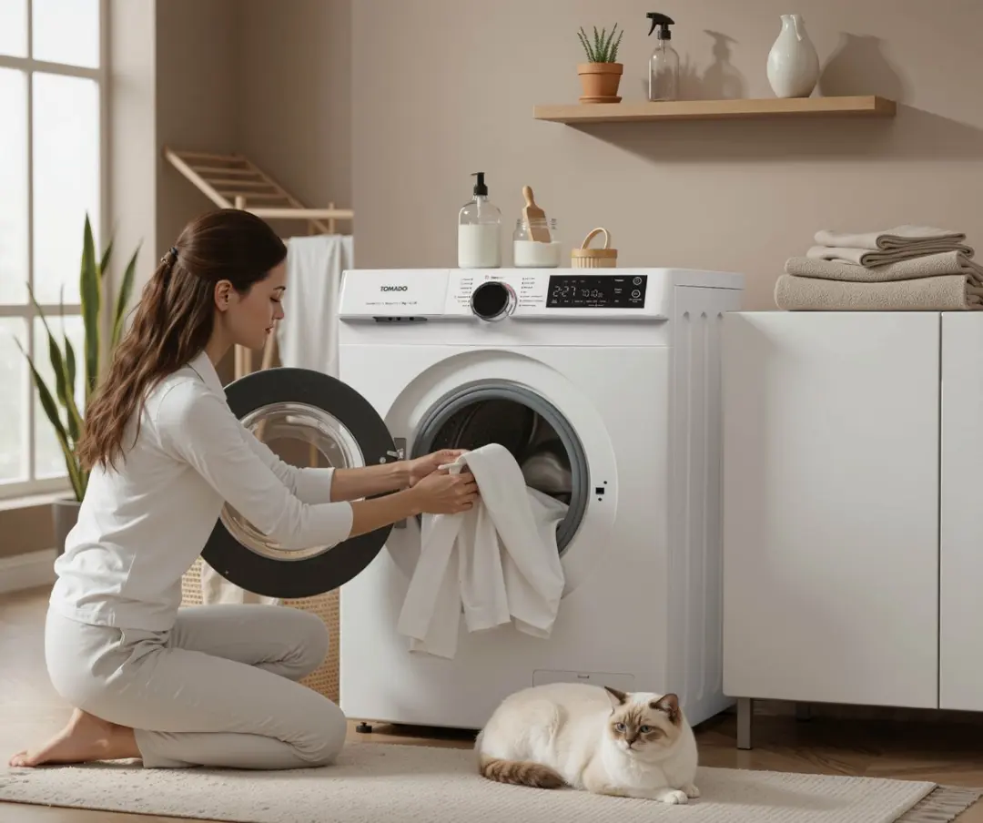 Tomado TWM8002W Wasmachine 8kg - 14 Programma's - Wit