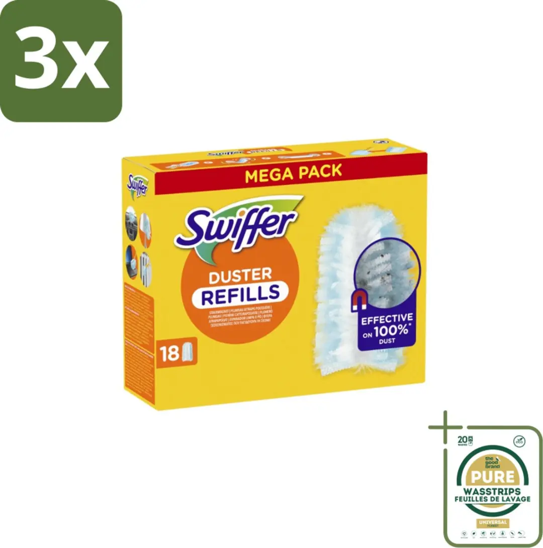 Swiffer Duster Navullingen 3x27 Stuks - Wit