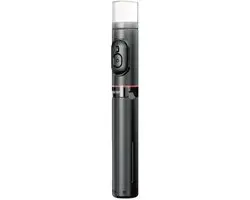 WiWu Wi-SE003 Selfie Stick & Tripod met Verlichting - 7 Inch - Zwart