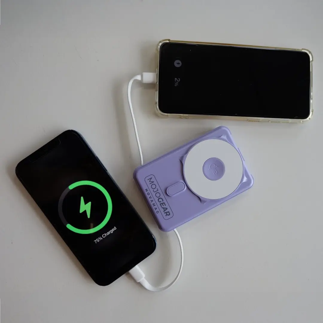 MOJOGEAR NovaMag All-in-1 Powerbank 10.000mAh - Paars