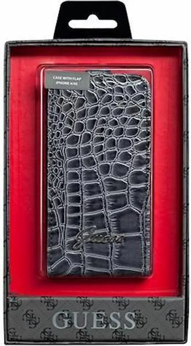 Guess Crocodile iPhone 4/4S Hoesje - Grijs