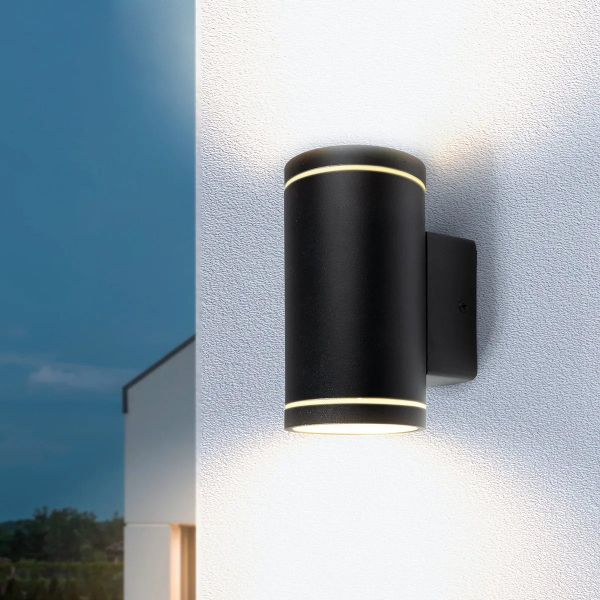 Calex Smart Outdoor LED Wandlamp RGBW 4W - Zwart